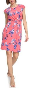 Tommy Hilfiger Women's Dresses,Sherbet Multi,8, Sherbet Multi, 12