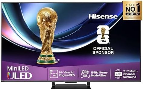 Hisense 75U7Q Pro Fernseher 75 Zoll, 4K Mini LED, Smart TV, Hi-View AI Engine Pro, 165Hz Game Mode Ultra, FreeSync Premium Pro, 2.1.2 ch. Surround Sound, Dolby Vision IQ Atmos, Sprachsteuerung [2025]
