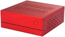 Goodisory A01 Aluminum Mini-ITX HTPC Desktop Computer Chassis (Red Aluminum)