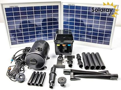 Primrose 1,200LPH Solar Water Feature Pump Kit Fountain with Lights