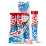 HIGH5 ZERO Caffeine Hit ElectrolyteTablets, Hydration Tablets Enhanced with Vitamin C, 0 Calories & Sugar Free, Boost Hydration, Performance & Wellness, Berry, 160 Tablets (20x, Pack of 8)