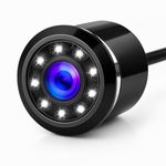 Premium Waterproof Car Reverse Camera – HD Rear View with Night Vision, 8 LED Lights & Wide-Angle Lens | Bumper Mount Backup Camera for Safe Parking