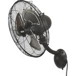 Ironton Oscillating Wall-Mount Garage Fan - 14in, 2200 CFM