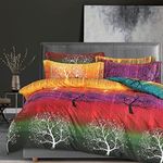 Luxton Cumbria Forest Quilt Cover Set King Size 3pcs Fairy Tree Doona Cover Set (King)