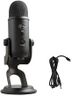 Logitech Creators Blue Yeti USB Microphone for Gaming, Streaming, Podcast, YouTube, Discord, PC, Studio Sound, Plug & Play-Blackout