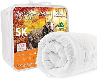 Australian Made Merino Wool Quilt / Doona / Duvet 500GSM (270x240cm Super King)