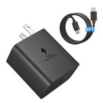 45W Super Fast Charger Type C for Samsung Super Fast Charger USB-C Super Fast Charging Wall Adapter for Samsung Galaxy S24 Ultra/S24+/S23/S22 Ultra/S22+/S22/S21/S20 Ultra/Note 20/10 Plus