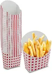 MT Products 5 oz SBS Paperboard Scoop French Fries Holder - Paper Snack Cups - French Fry Cups - French Fry Holder - Appetizer Cups with Grease-Resistant Barrier (Pack of 50) - Made in The USA