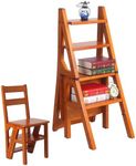 MOMOGEE Wooden Climbing Step Stool 