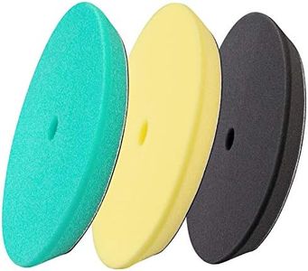 3pcs 5 inch Polishing Pads, 5'' Orbital Buffer Pads Hook and Loop Buffing Pads, Foam Polish Pad for Compounding, Polishing and Waxing, for 5'' Backing Plate