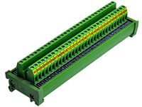 30 Position 24Amp/400V Screw Terminal Block Distribution Module (DIN Rail Mount)