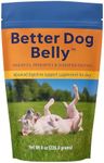 Better Dog Belly Probiotic Supplement for Digestive Health, Powder Prebiotics & Probiotics for Dogs, Supports Gut Health & Balanced Pet Nutrition, 8 Oz Bag