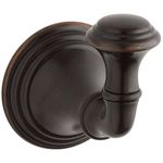 Kohler K-10555-2BZ Devonshire Robe Hook, Oil Rubbed Bronze