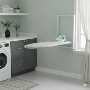 CANDY FLIP with a Device Wall Mounted Iron Table for Ironing Clothes with Foldable Ironing Board for Home, Apartment & Small Spaces.