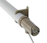 SUNHOUSE 160W Low Energy Tubular Heater 4ft Tube with Built in Thermostat with Mounting Brackets