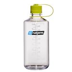 Nalgene Sustain Tritan BPA-Free Water Bottle Made with Material Derived from 50% Plastic Waste, 32 OZ, Narrow Mouth, Clear