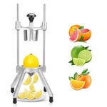 WICHEMI Commercial Lemon Cutter Easy Wedger Stainless Steel Fruit Lime Slicer Vegetable Chopper Dicer 8 Wedger for Lemons Limes Tomatoes Potatoes