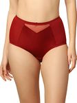 Triumph International Women's Polyamide Classic Solid Shapewear Briefs (Pack of 1) (401I835_Red