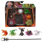 Bakugan Battle 5-Pack, Special Attack Trox, Nillious, Dragonoid, Wing, Ventri; Customizable, Spinning Action Figures, Kids Toys for Boys and Girls 6 and up