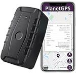 PlanetGPS (Jupiter 4G) - Magnetic GPS Tracker for Car Equipment Vehicle Tracking Device with Worldwide Coverage (Up to 6 Months Battery) - Subscription Required (SIM Card Included)