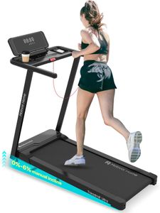 Mobvoi Smart AI Treadmill 3-in-1 – 6% Incline, 2.5HP, 12km/h, 120kg, Home Office