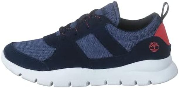 Timberland Boroughs Project L/F Ox (Youth), Sneaker Low Top Unisex niños, Azul (Navy Suede), 31 EU