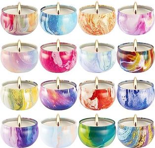 12 Pack Scented Candles Gift Set 2.5oz Strong Fragrance Aromatherapy Candles Natural Soy Wax Candles Portable Travel Tin Jar Candles Gifts for Home Scented Decoration Birthday Valentine'sDay