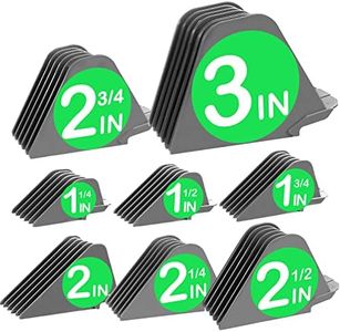 3 Inch Large Clipper Guards, XL Clipper Guards with 8 Cutting Lengths from 3in & 2.75in & 2.5in & 2.25in & 2in & 1.75in & 1.5in & 1.25in Fits Most Wahl Full Size Hair Clippers (8pcs Gray 3 Inch)