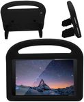 Tablet Bags Tablet Case Compatible with Kids Compatible with Kindle Fire HD 8 (2022) Case - Durable Lightweight EVA Shockproof Protective Handle Stand Cover Tablet Case Cover (Color : Black)