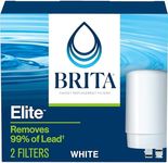 Brita On Tap Faucet Water Filter System Replacement Filters, White, 2 Count