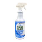 KINZUA ENVIRONMENTAL Urine B-Gone, Professional Enzyme Odor Eliminator & Pet Stain Remover, Human, Cat & Dog Urine Cleaner, Effective on Laundry, Carpets & More | Lavender Scent - 947ml (Pack of 1)