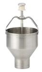 Royal Industries Professional Pancake Batter Dispenser, Stainless Steel, 8 Cups, Silver, Commercial Grade