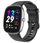 anyloop Smart Watch for Men Women with Blood Oxygen Heart Rate Sleep Monitor, 1.69" Activity Fitness Tracker 100 Sport Modes Pedometer Step Counter Android & iOS Compatible (Black)