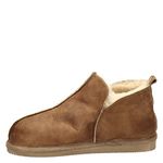 Shepherd of Sweden - Annie Sheepskin Slippers - Women - 100% Real Sheepskin - Comfort - Soft and Warm - Fluffy - Antique cognac - 6 UK