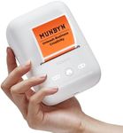 MUNBYN FM226 Label Maker,203 DPI High Printing 8H Battery Life 2 Inch Bluetooth Portable Thermal Printer for Small Business, Address, Clothing, Compatible w/iOS & Android,with 1.97''x1.18'' Label