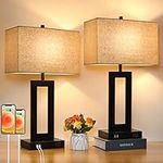 Set of 2 Touch Control Table Lamp w