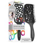 FRAMAR Professional Wet Hair Brush - Vented Hair Brush For Women, Curved Hair Detangler Brush, Blow Dry Brush, Hair Brush Dryer, Brosse a Cheveux, Curly Hair Brush Hair Dryer, Detangling Hair Brush