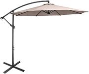 Costway 3M Patio Offset Umbrella w/