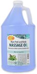 SPA REDI - Massage Oil, Mint Eucalyptus, 128 Oz - Professional Pedicure, Manicure, Body Massage Therapy, Made with Almond Oil, Cotton Seed Oil, Sunflower Oil, Avocado Oil, Essential Oils, Vitamin E