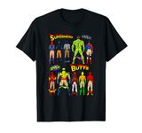 Superhero Butts Tshirt Action Heros 4 Women Men Guys Adults