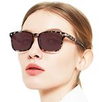 OCCI CHIARI Womens Reading Sunglasses 2.0 Stylish Rectangle Sunglasses Readers for Women Ourdoor Sunglasses Block Sun light (Leopard, 200)