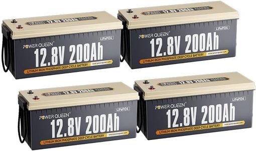 Power Queen 12V 200Ah RV LiFePO4 Lithium Battery for Home Energy Storage