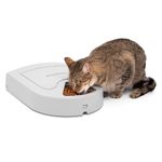 PetSafe, 5 Meal Pet Feeder, Automatic, 5 Day Programing,White, 5 x 165 g Trays