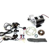 L-faster 24V36V48V 450W Electric Tricycle Conversion Kit Electric Trike Gear Motor Electric Rickshaw Kit MY1020Z 450W Brushed Gear Motor (24V thumb kit)