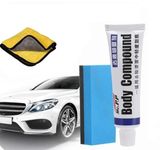Car Scratch Removal Kit with Sponge & Microfiber Cloth – Repair Scratches and Restore Your Car's Shine Effortlessly