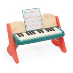 B. toys – Toy Piano – Wooden Piano for Toddlers, Kids – Color-Coded Keys – Songbook Included – Musical Instrument – Classical Music – Mini Maestro – 3 Years +