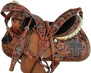 Western Saddle Barrel Racing Horse 