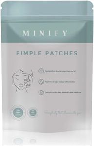 Minify Pimple Patches - 72 Hydrocolloid Acne Spot Treatment Patches with Salicylic Acid & Tea Tree Oil, Discreet, Reduces Inflammation & Speeds Healing, Fast Blemish and Spot Treatment