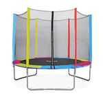 Toy Park TUV Approved New Premium 6 ft Trampoline Supports 150 kgs of Weight with Safety Enclosure for Kids & Adults