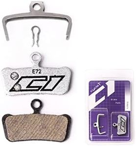 Cycle1st Bike Disc Brake Pads Compatible with SRAM 4 Piston Caliper: Guide G2 Ultimate RSC RS R T AVID XO Trail Elixir 9 7 -Mountain Bikes/MTB/eMTB 72 (Ceramic Compound)